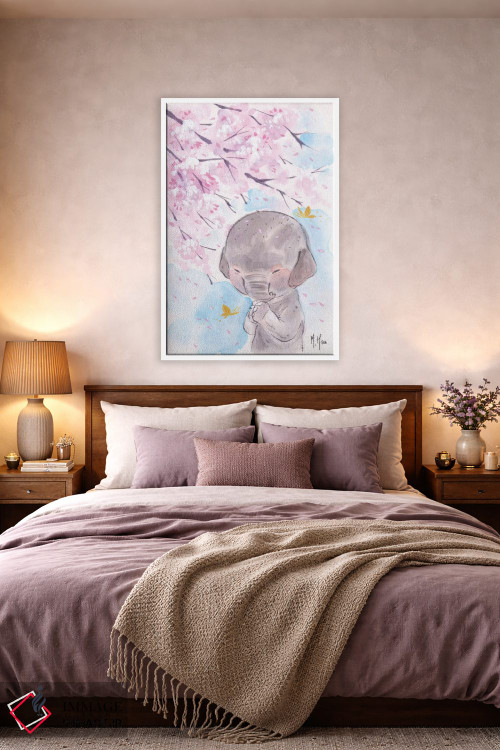 تابلو دکوراتیو آرزوی شکوفه های گیلاس اثر مارتین هسو - D3W