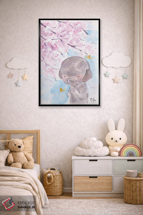 تابلو دکوراتیو آرزوی شکوفه های گیلاس اثر مارتین هسو - D6B