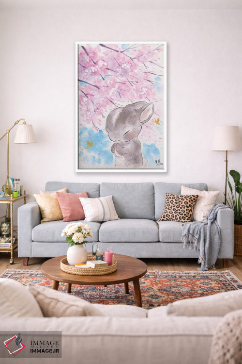 تابلو دکوراتیو آرزوی شکوفه های گیلاس اثر مارتین هسو - D1W