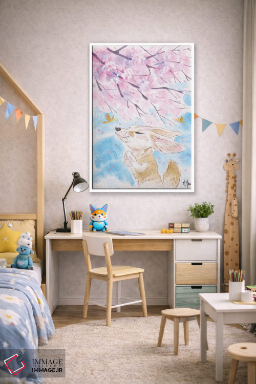 تابلو دکوراتیو آرزوی شکوفه های گیلاس اثر مارتین هسو - D1W