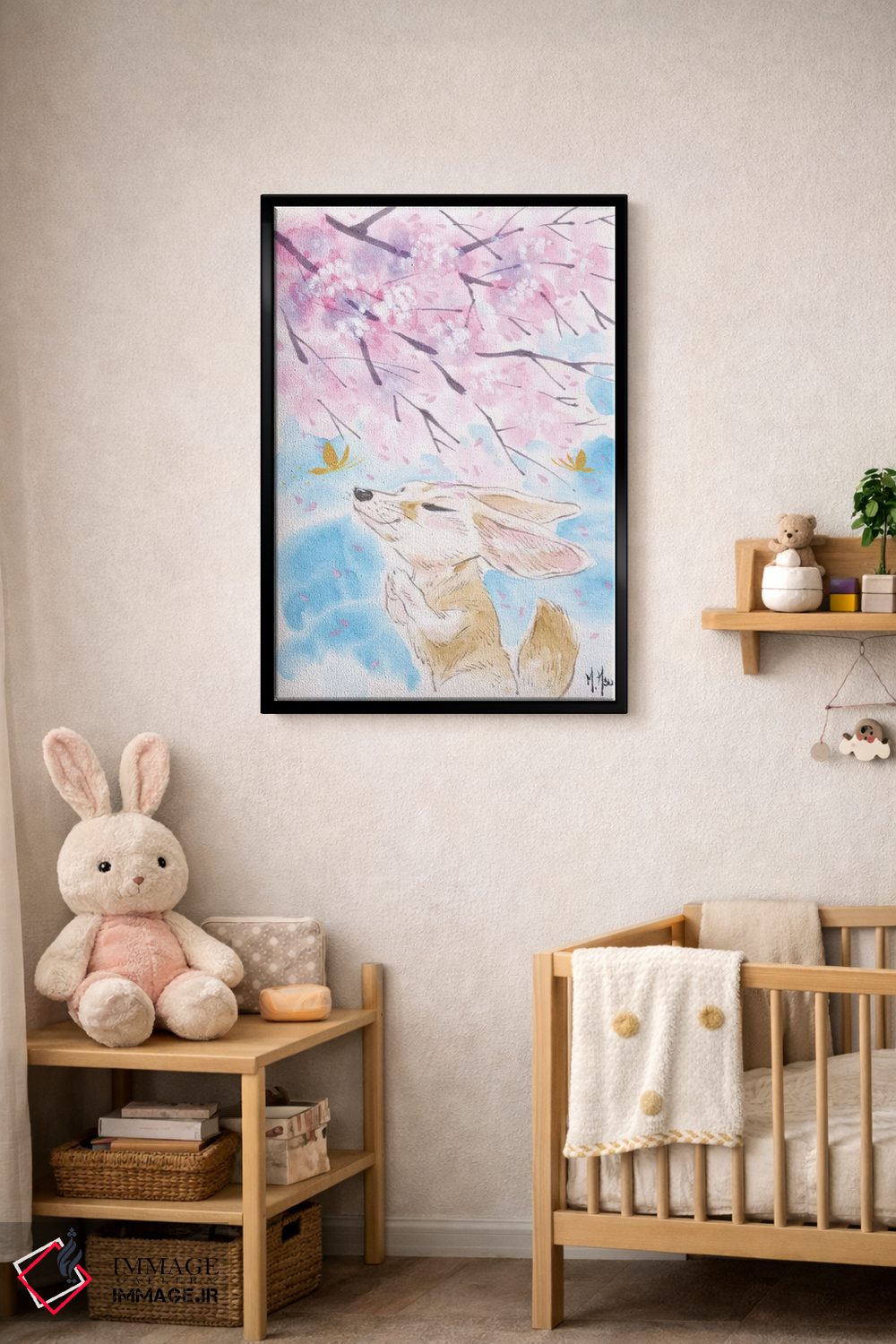 تابلو دکوراتیو آرزوی شکوفه های گیلاس اثر مارتین هسو - D5B