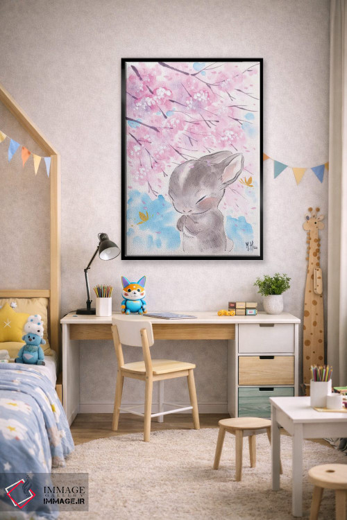 تابلو دکوراتیو آرزوی شکوفه های گیلاس اثر مارتین هسو - D2B