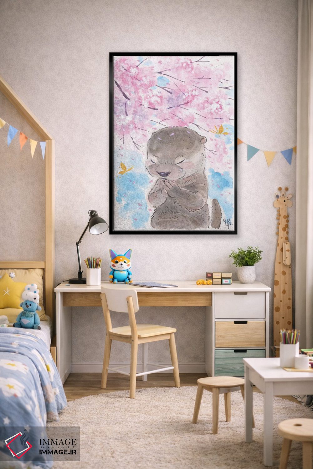 تابلو دکوراتیو آرزوی شکوفه های گیلاس اثر مارتین هسو - D2B