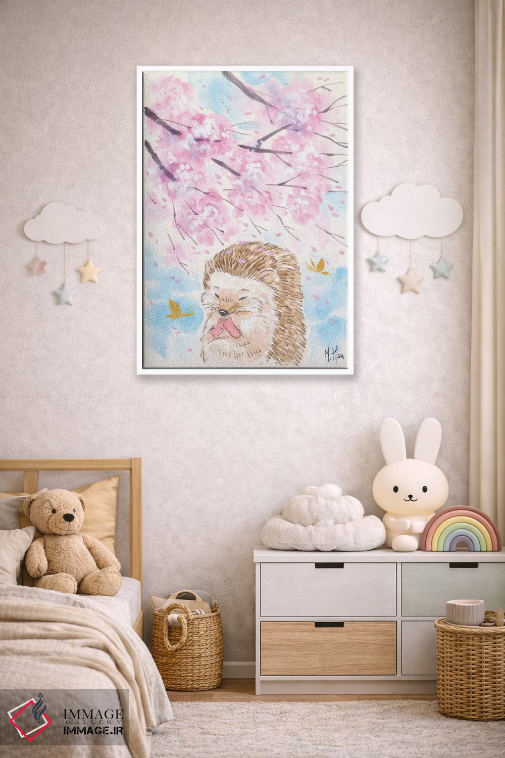 تابلو دکوراتیو آرزوی شکوفه های گیلاس اثر مارتین هسو - D4W