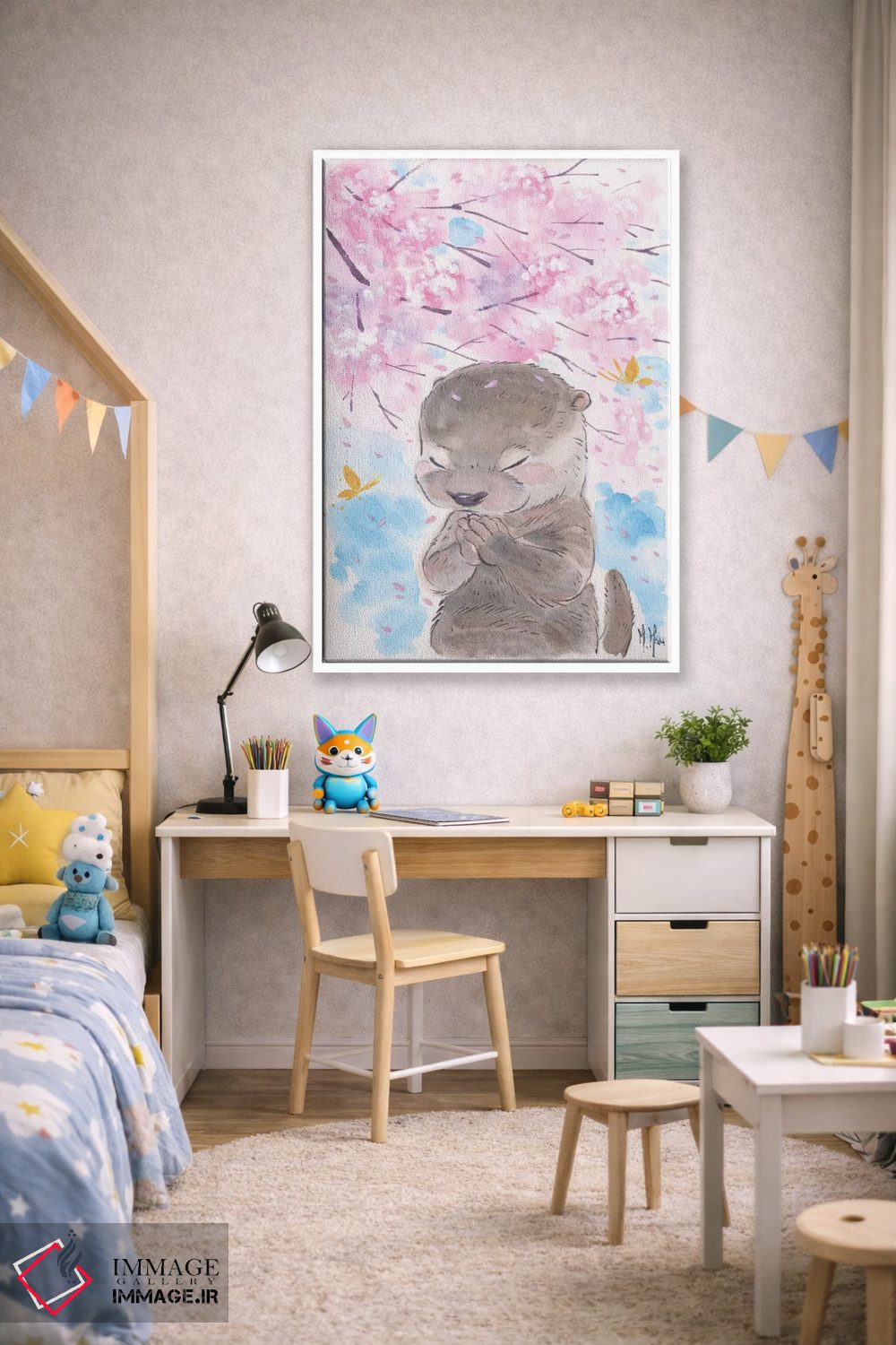 تابلو دکوراتیو آرزوی شکوفه های گیلاس اثر مارتین هسو - D1W