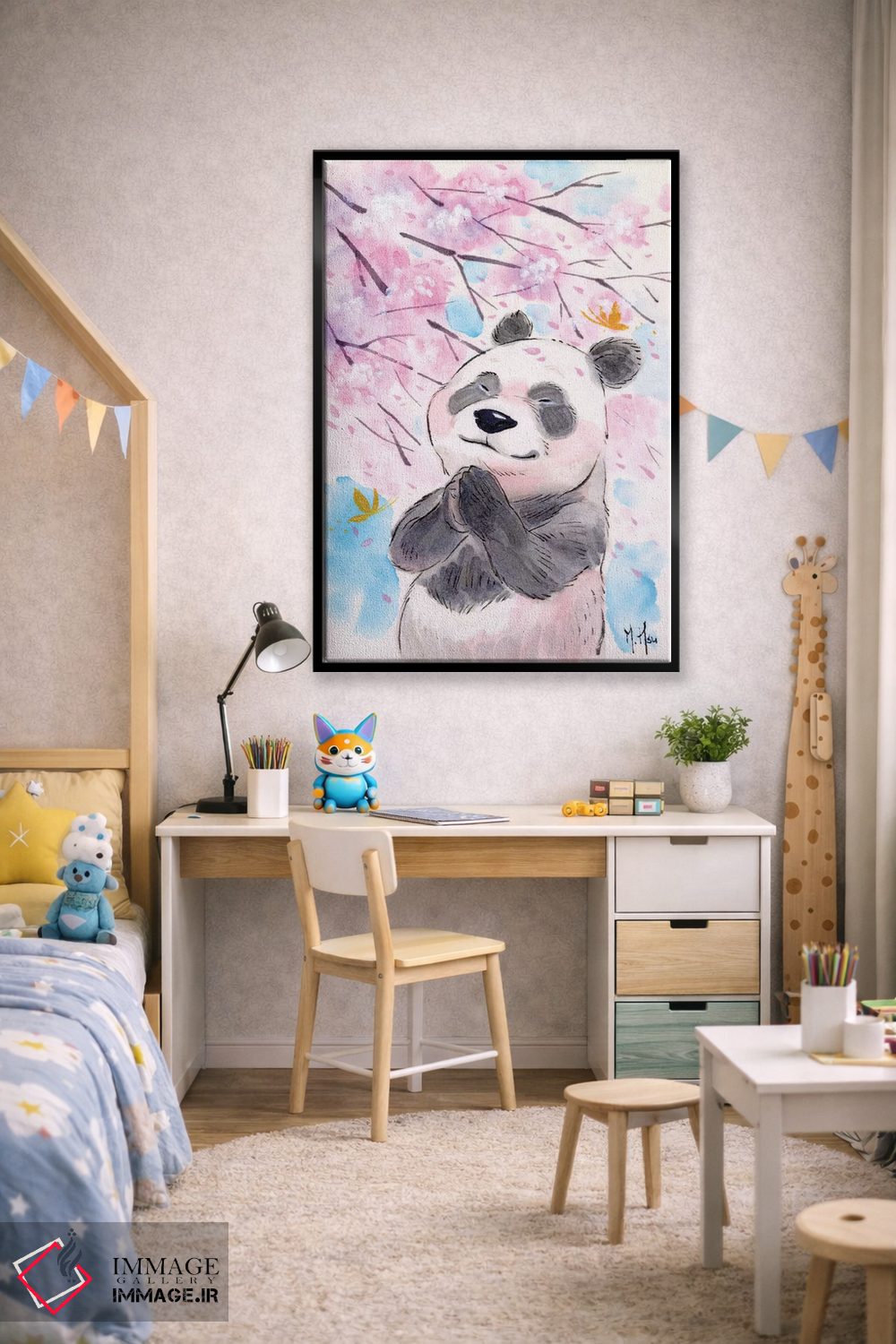 تابلو دکوراتیو آرزوی شکوفه های گیلاس اثر مارتین هسو - D2B