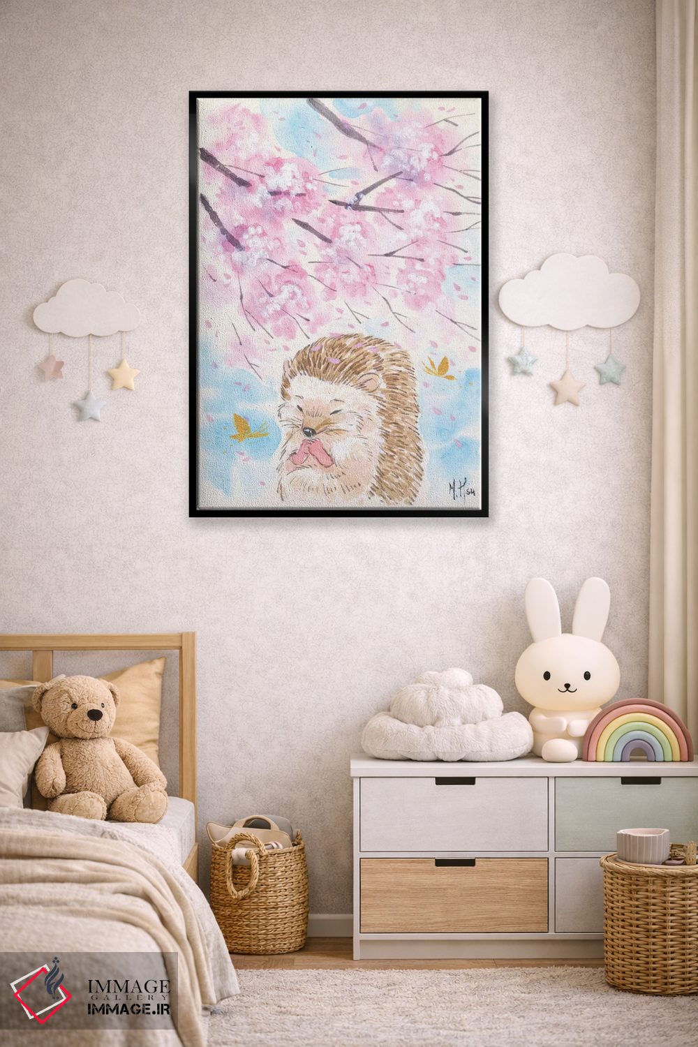 تابلو دکوراتیو آرزوی شکوفه های گیلاس اثر مارتین هسو - D6B