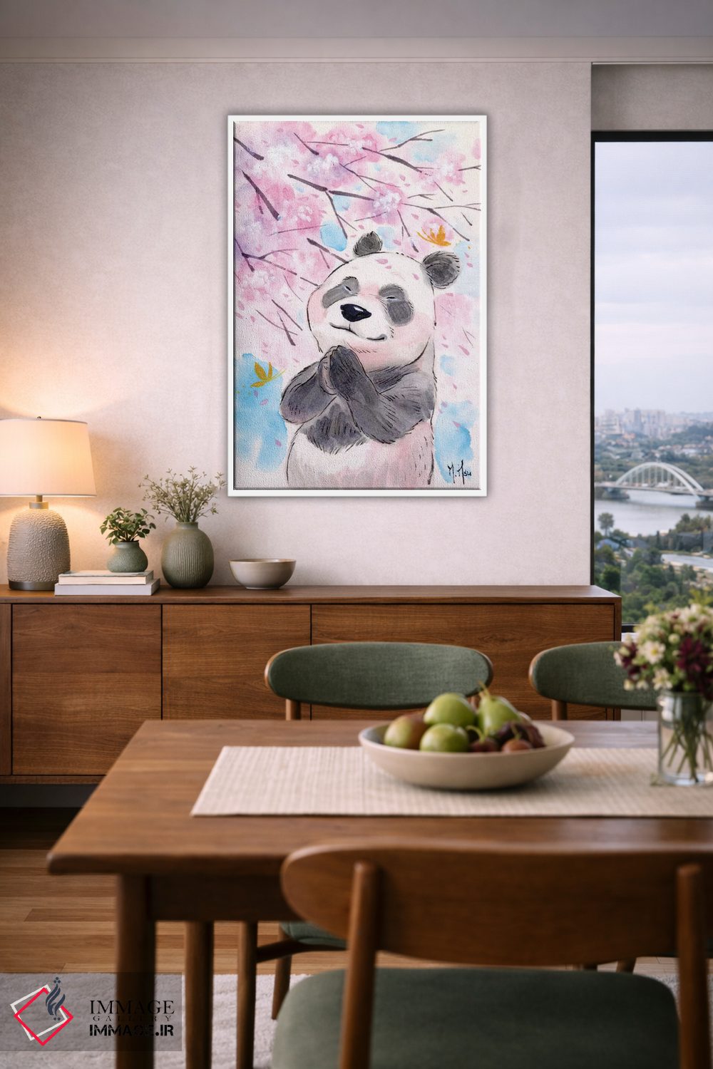 تابلو دکوراتیو آرزوی شکوفه های گیلاس اثر مارتین هسو - D6W