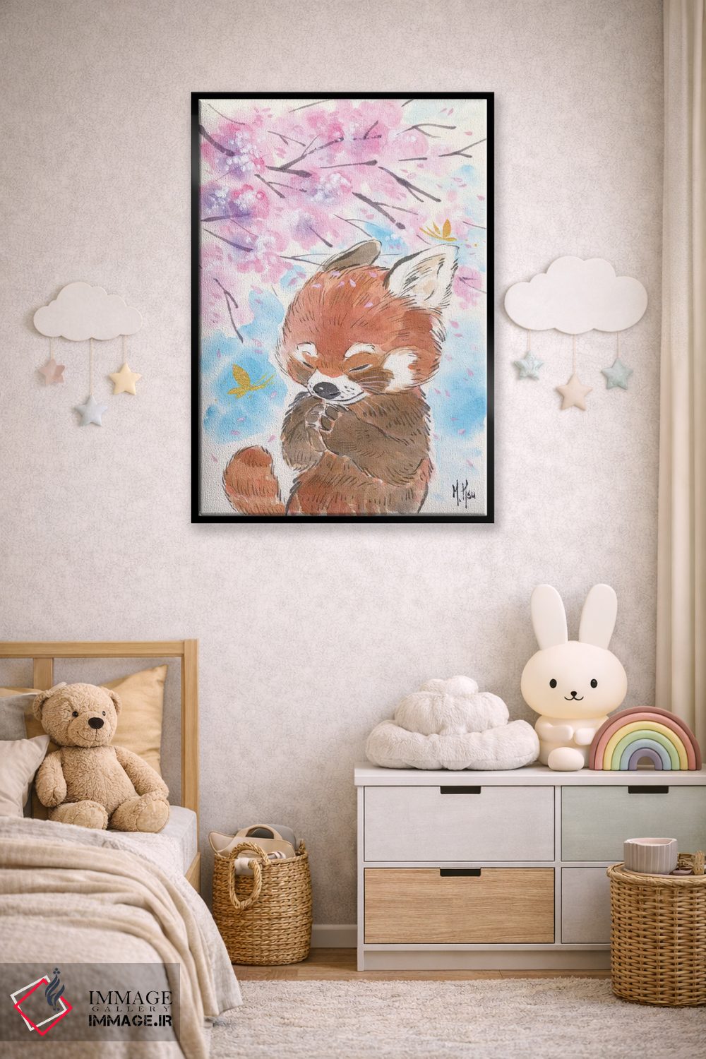 تابلو دکوراتیو آرزوی شکوفه های گیلاس اثر مارتین هسو - D5B