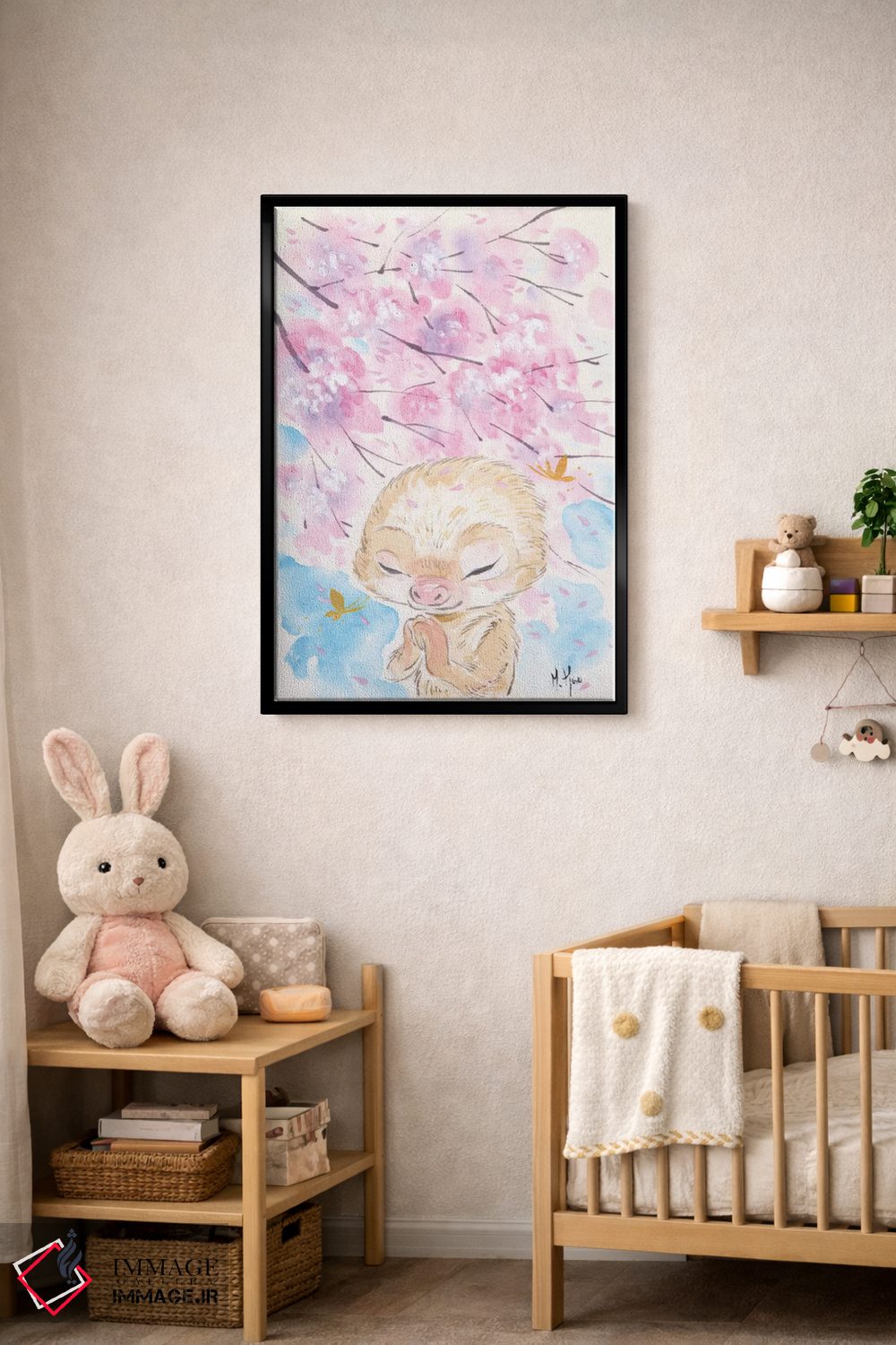 تابلو دکوراتیو آرزوی شکوفه های گیلاس اثر مارتین هسو - D5B