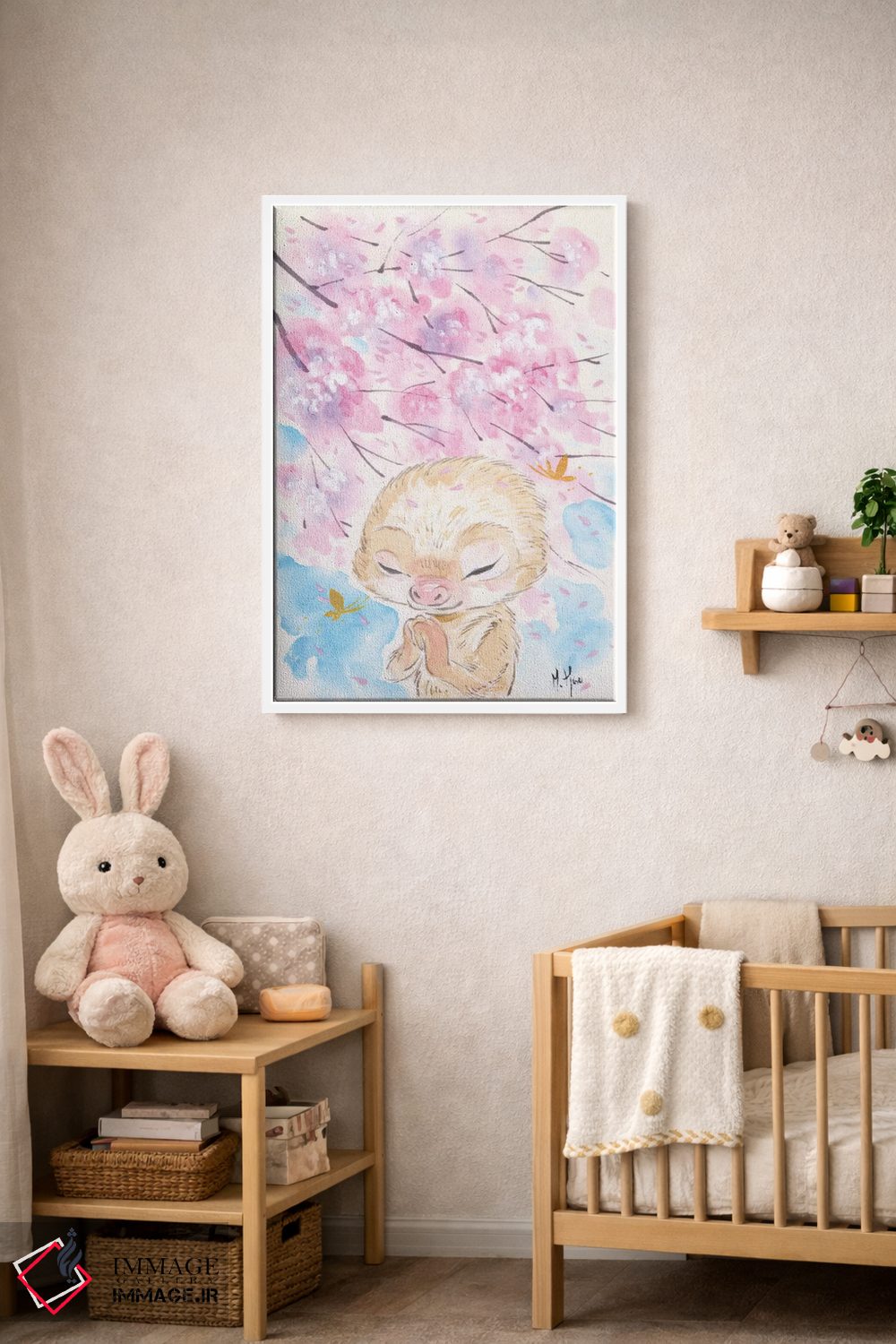 تابلو دکوراتیو آرزوی شکوفه های گیلاس اثر مارتین هسو - D3W