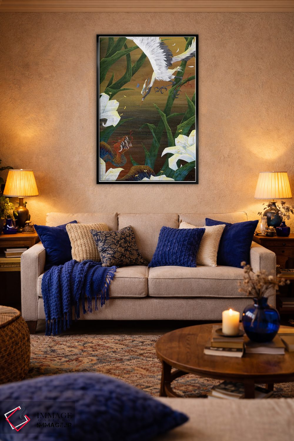 تابلو دکوراتیو درنای درستکار اثر مارتین هسو - D5B