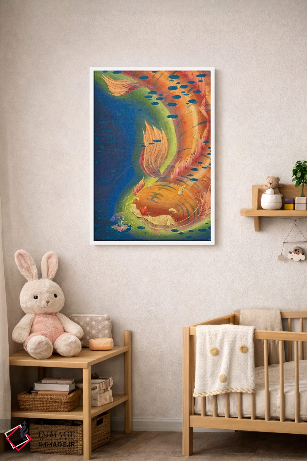 تابلو دکوراتیو گربه لیلی اثر مارتین هسو - D2W