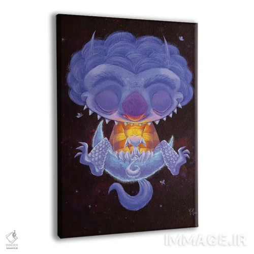 تابلو دکوراتیو موجودات وحشی اثر مارتین هسو - نمای پرسپکتیو محصول