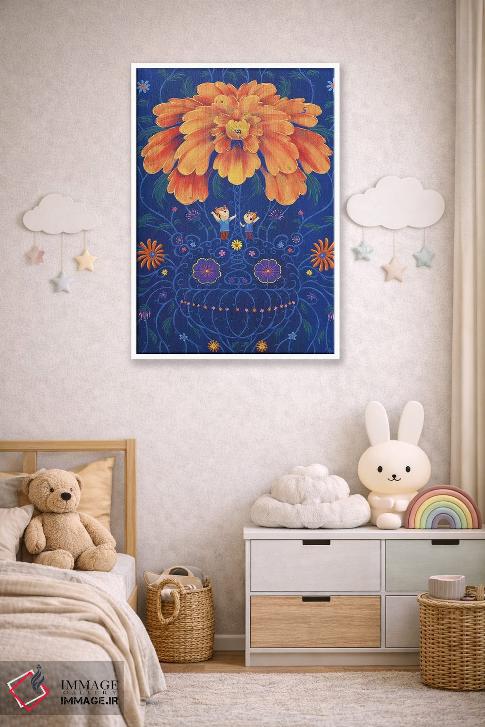 تابلو دکوراتیو ببرها اثر مارتین هسو - D4W