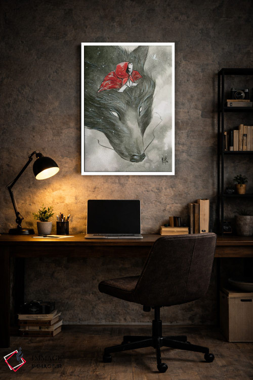 تابلو دکوراتیو حیوانات روحی اثر مارتین هسو - D6W