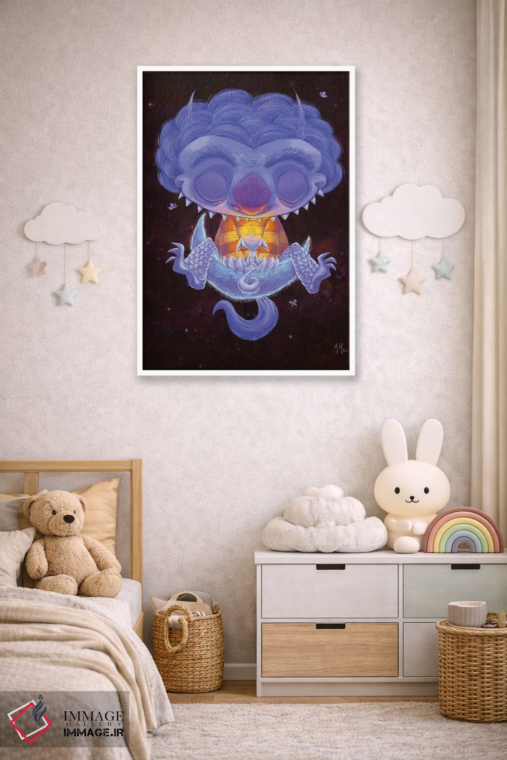 تابلو دکوراتیو موجودات وحشی اثر مارتین هسو - D4W