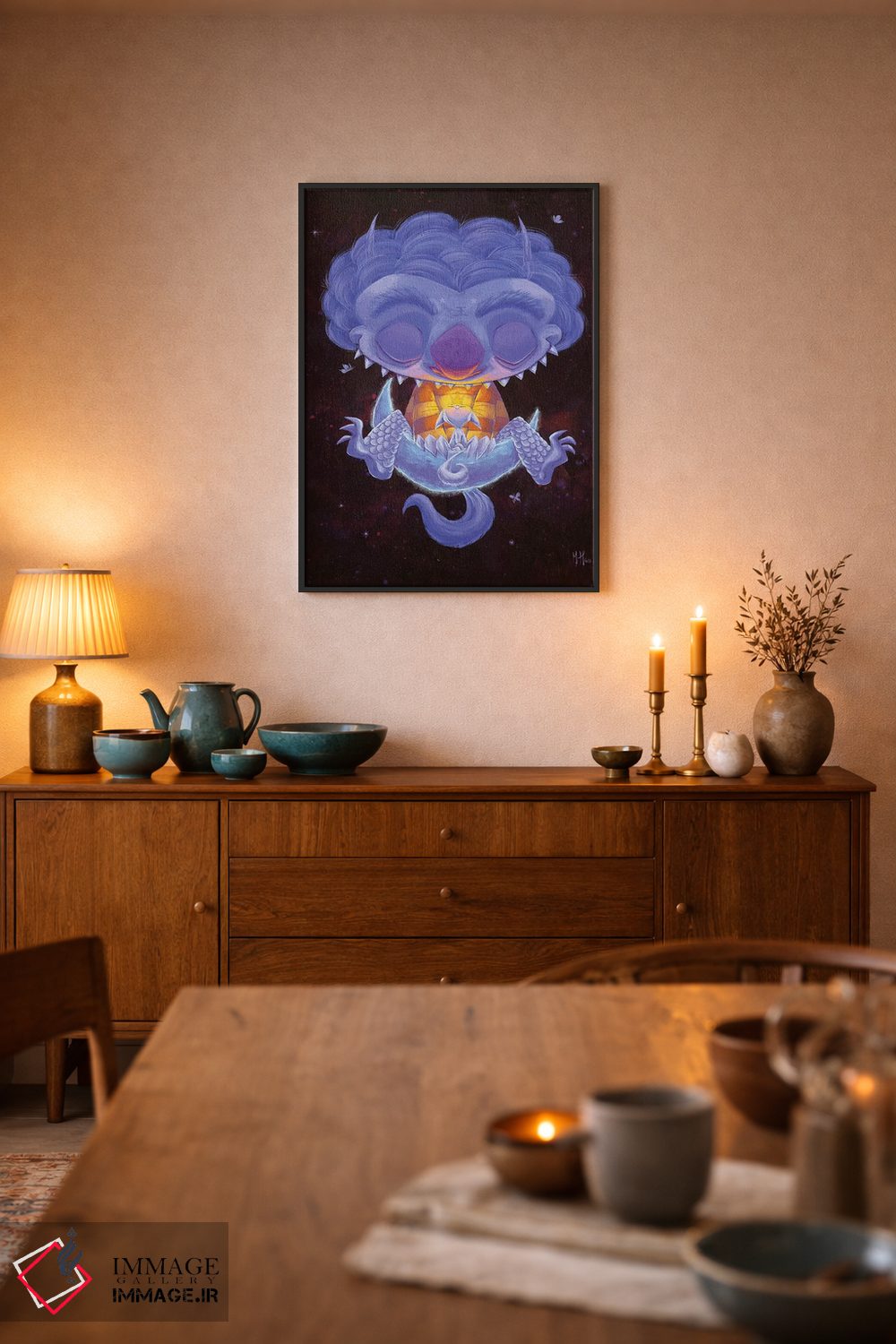 تابلو دکوراتیو موجودات وحشی اثر مارتین هسو - D6B