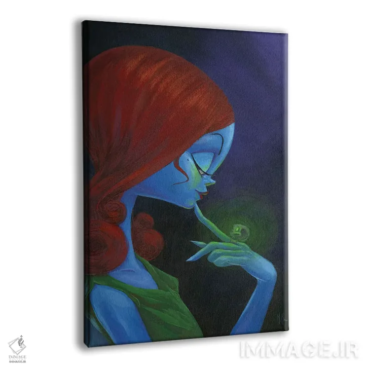 تابلو دکوراتیو زن افسونگر اثر مارتین هسو - نمای پرسپکتیو محصول