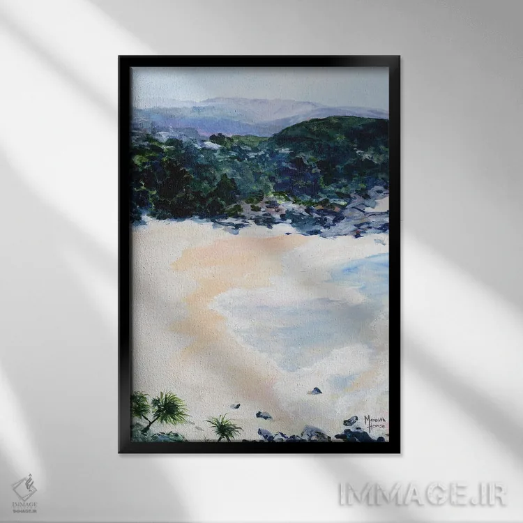 تابلو دکوراتیو کاباریتا اثر مردیت هاوس - نمای قابدار مشکی