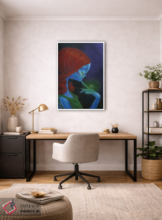 تابلو دکوراتیو زن افسونگر اثر مارتین هسو - D3W