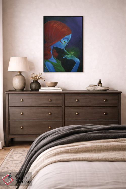 تابلو دکوراتیو زن افسونگر اثر مارتین هسو - D5B