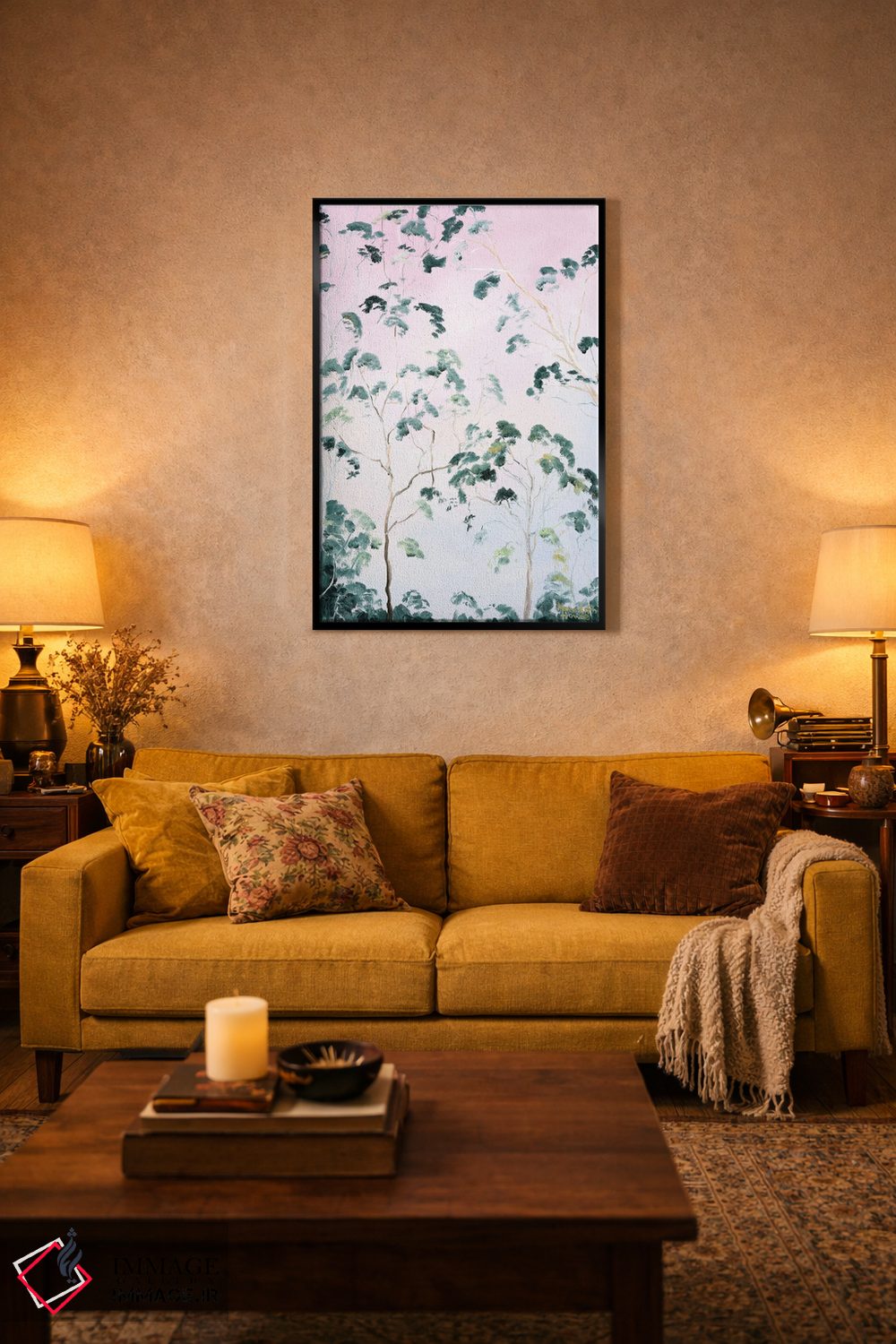 تابلو دکوراتیو درخشش آخرین پرتوهای روز اثر مردیت هاوس - D4B