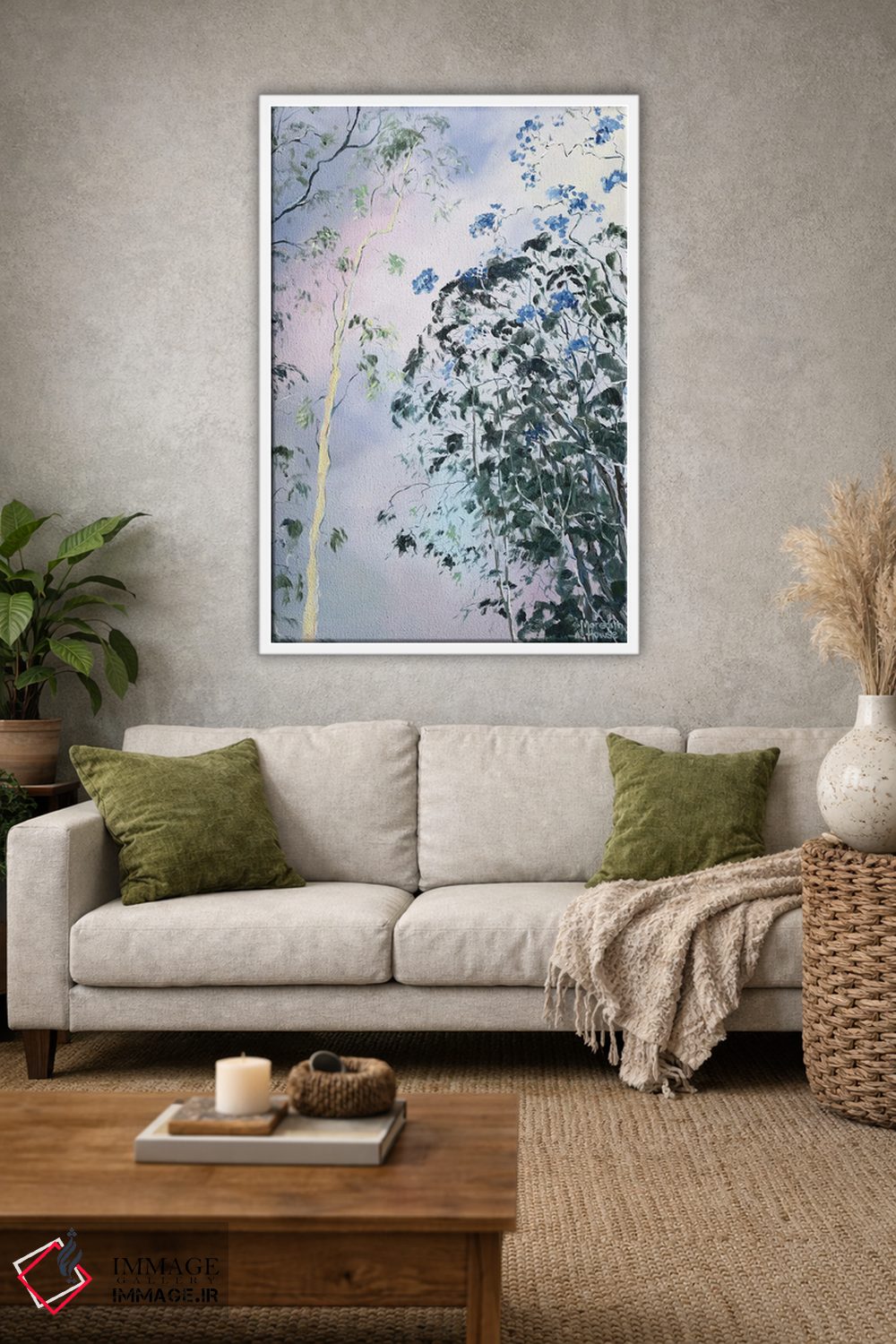 تابلو دکوراتیو درخشش درختان اشگروو اثر مردیت هاوس - D1W