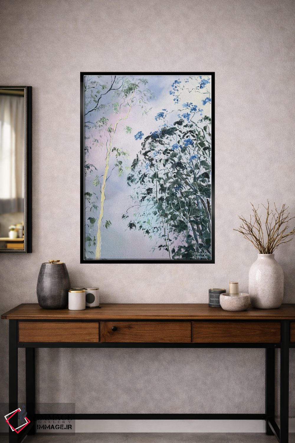 تابلو دکوراتیو درخشش درختان اشگروو اثر مردیت هاوس - D2B