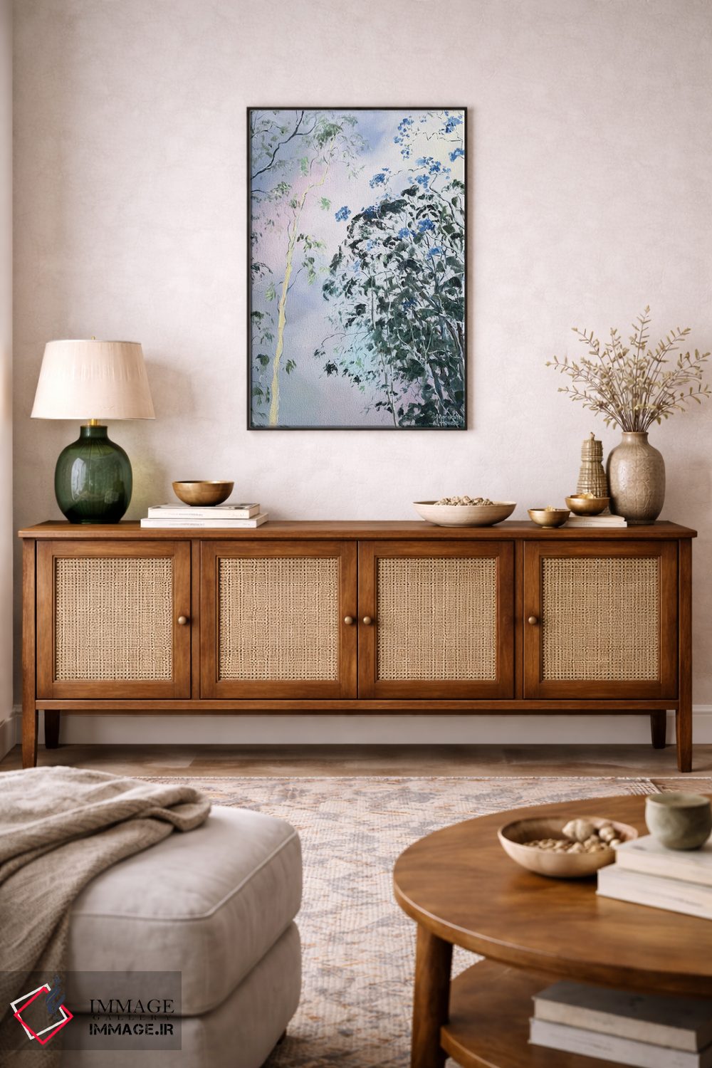 تابلو دکوراتیو درخشش درختان اشگروو اثر مردیت هاوس - D4B