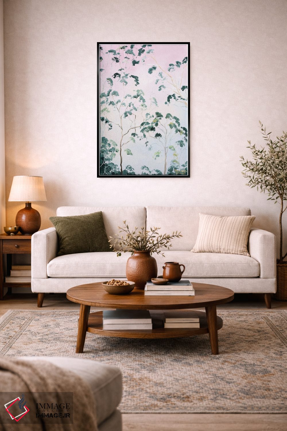 تابلو دکوراتیو درخشش آخرین پرتوهای روز اثر مردیت هاوس - D6B