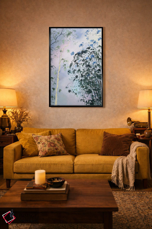 تابلو دکوراتیو درخشش درختان اشگروو اثر مردیت هاوس - D5B