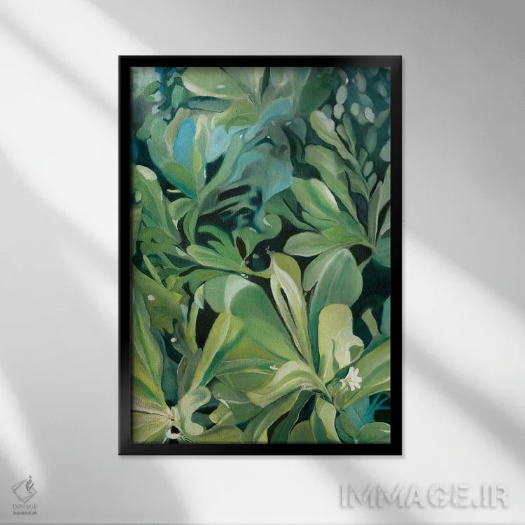 تابلو دکوراتیو افسانه ناوپاکا اثر مردیت هاوس - نمای قابدار مشکی