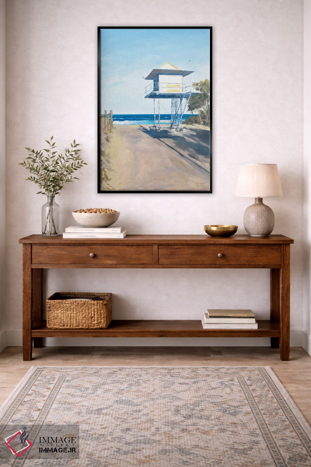 تابلو دکوراتیو برج نجات غریق در کوراموندی اثر مردیت هاوس - D3B