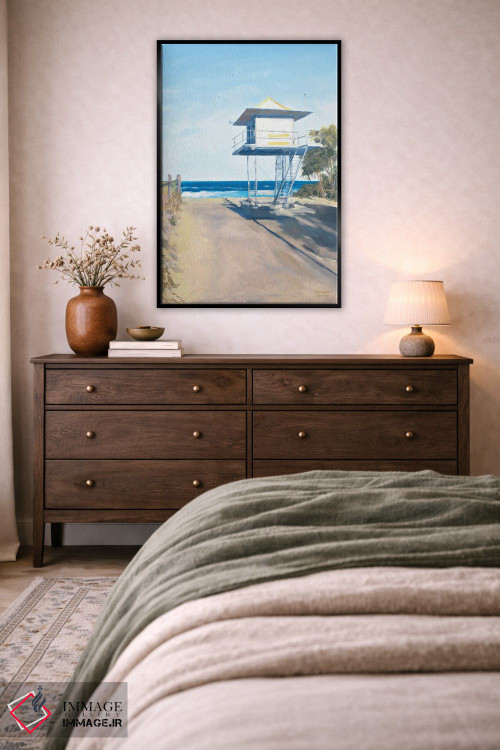 تابلو دکوراتیو برج نجات غریق در کوراموندی اثر مردیت هاوس - D4B