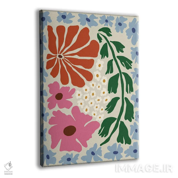 تابلو مدرن "گم شده در طبیعت" اثر استودیو هنری میهو - نمای پرسپکتیو محصول