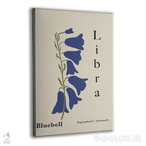 تابلو مینیمال "بلبل میزان" اثر استودیو هنری میهو - نمای پرسپکتیو محصول