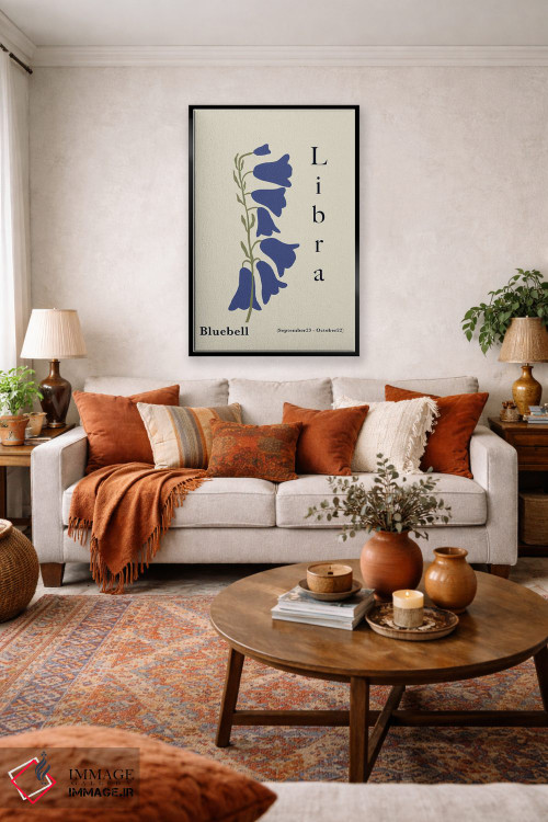 تابلو مینیمال "بلبل میزان" اثر استودیو هنری میهو - D4B