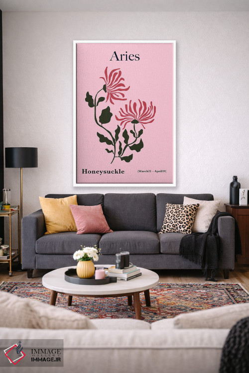 تابلو مینیمال "زنبق حمل" اثر استودیو هنری میهو - D1W