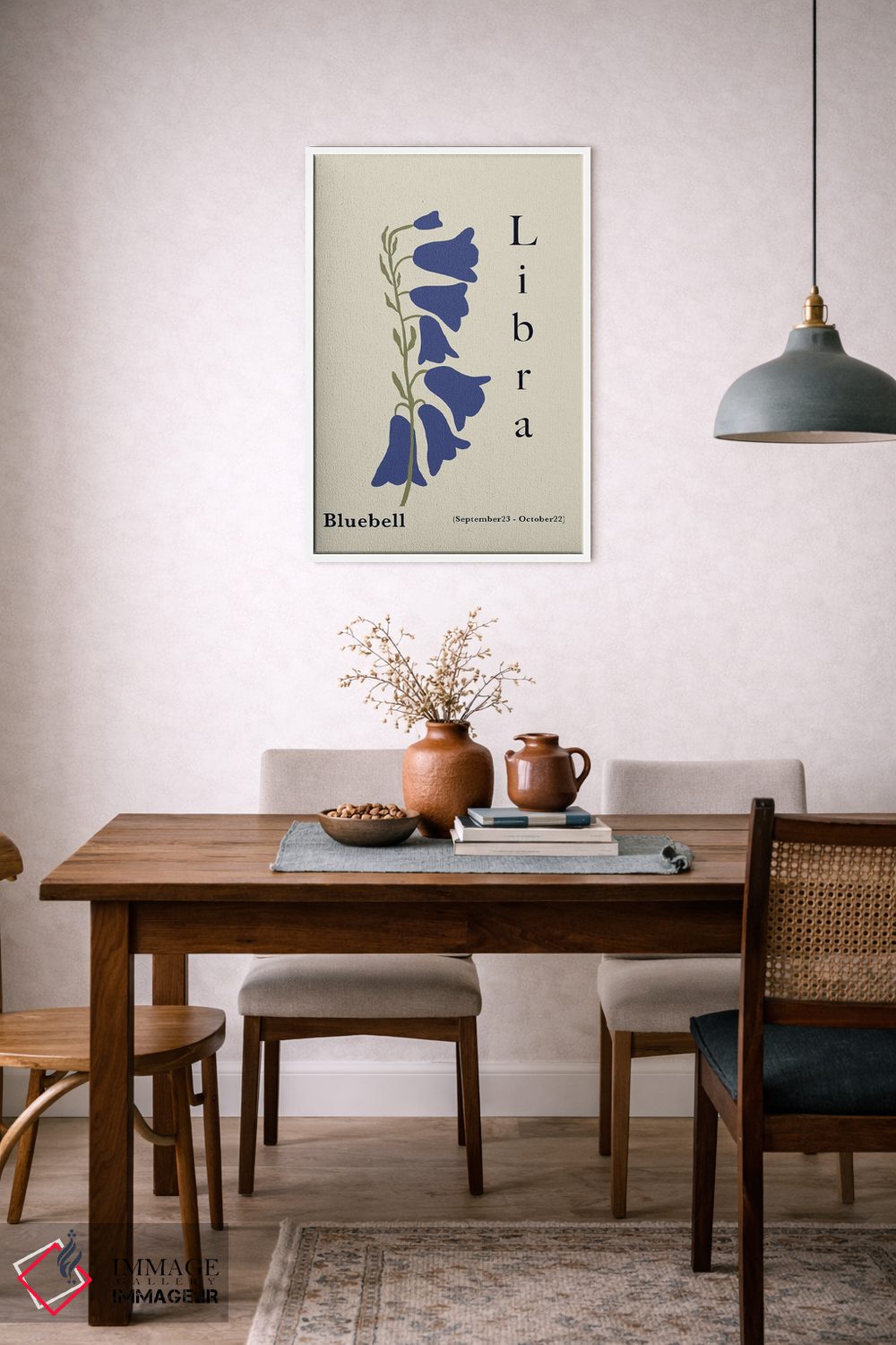 تابلو مینیمال "بلبل میزان" اثر استودیو هنری میهو - D5W