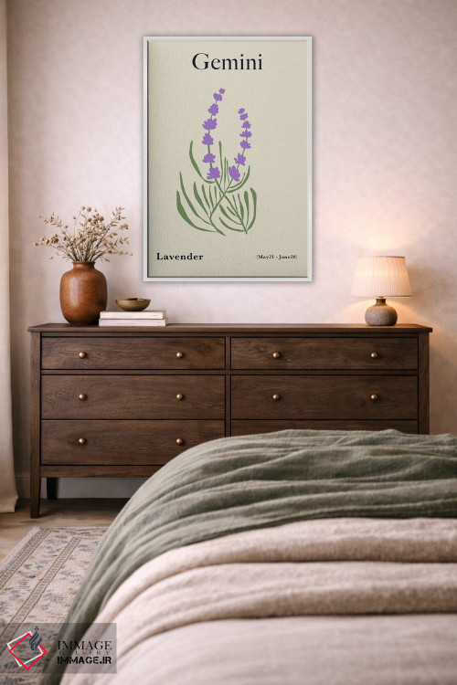 تابلو مینیمال "اسطوخودوس جوزا" اثر استودیو هنری میهو - D4W