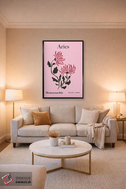 تابلو مینیمال "زنبق حمل" اثر استودیو هنری میهو - D2B