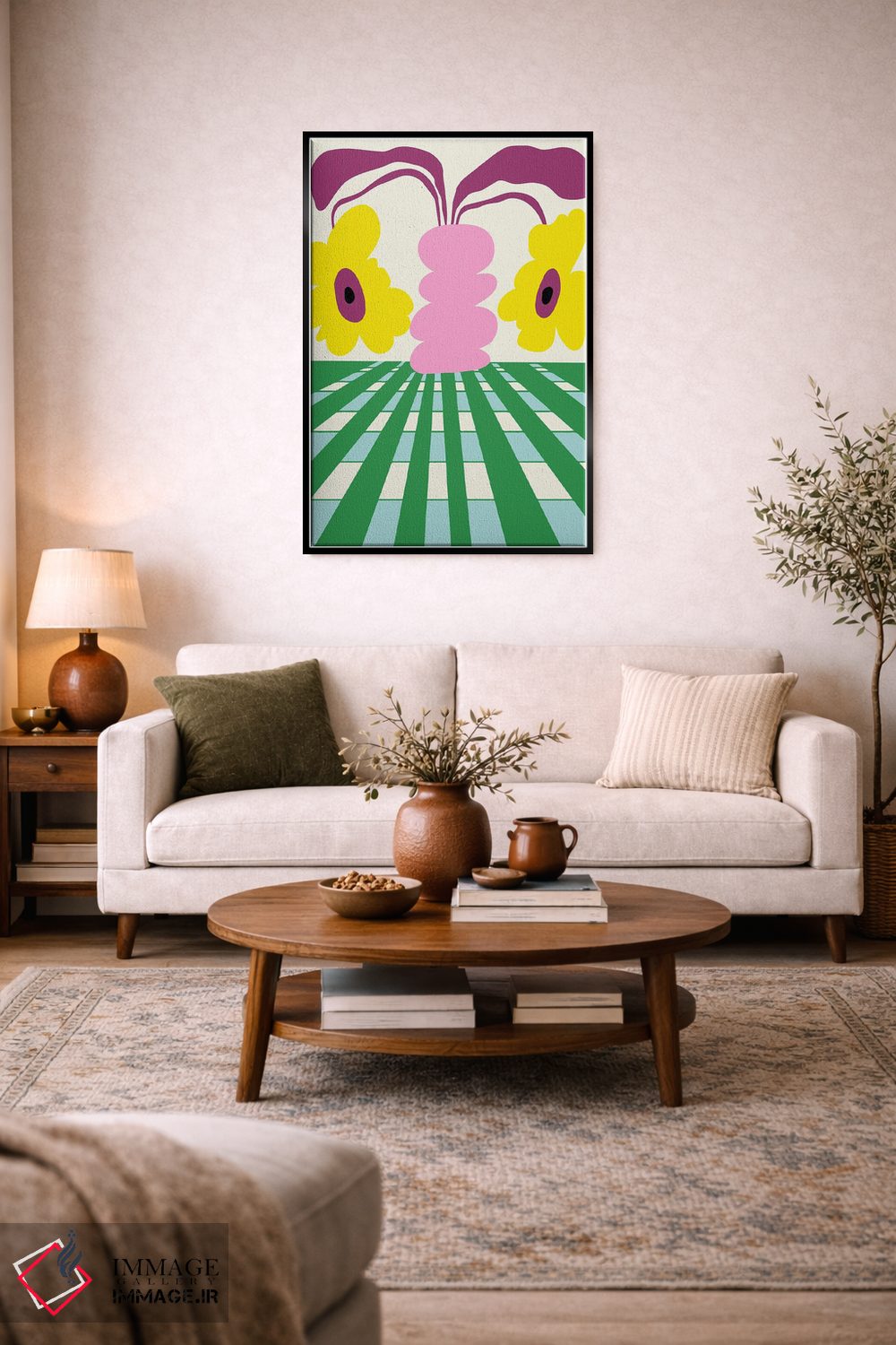 تابلو دکوراتیو "منشور سفالگری" اثر استودیو هنری میهو - D2B