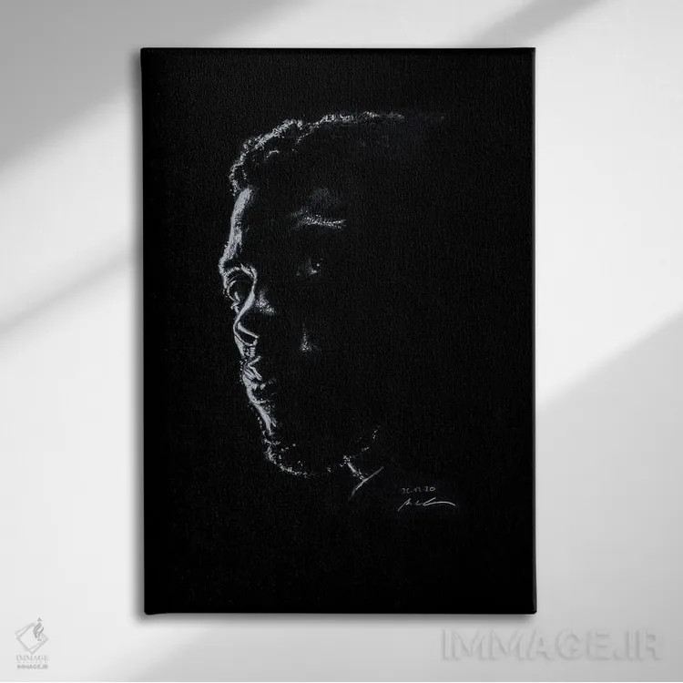 تابلو دکوراتیو "چدویک بوزمن" اثر مارک لمان - نمای روبهرو روی دیوار