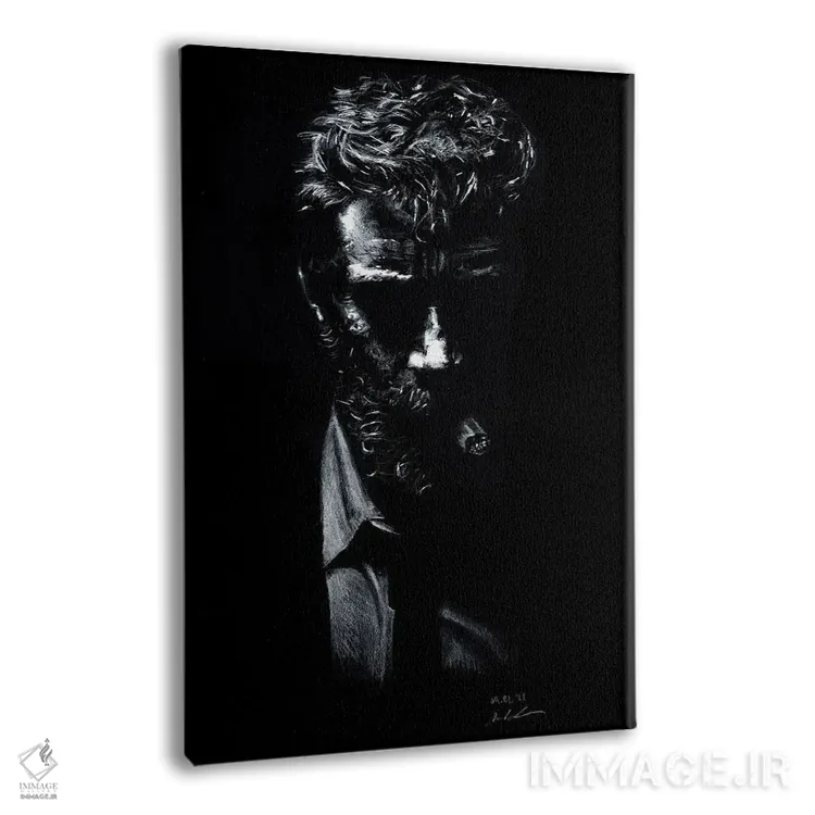 تابلو دکوراتیو "هیوجکمن" اثر مارک لمان - نمای پرسپکتیو محصول