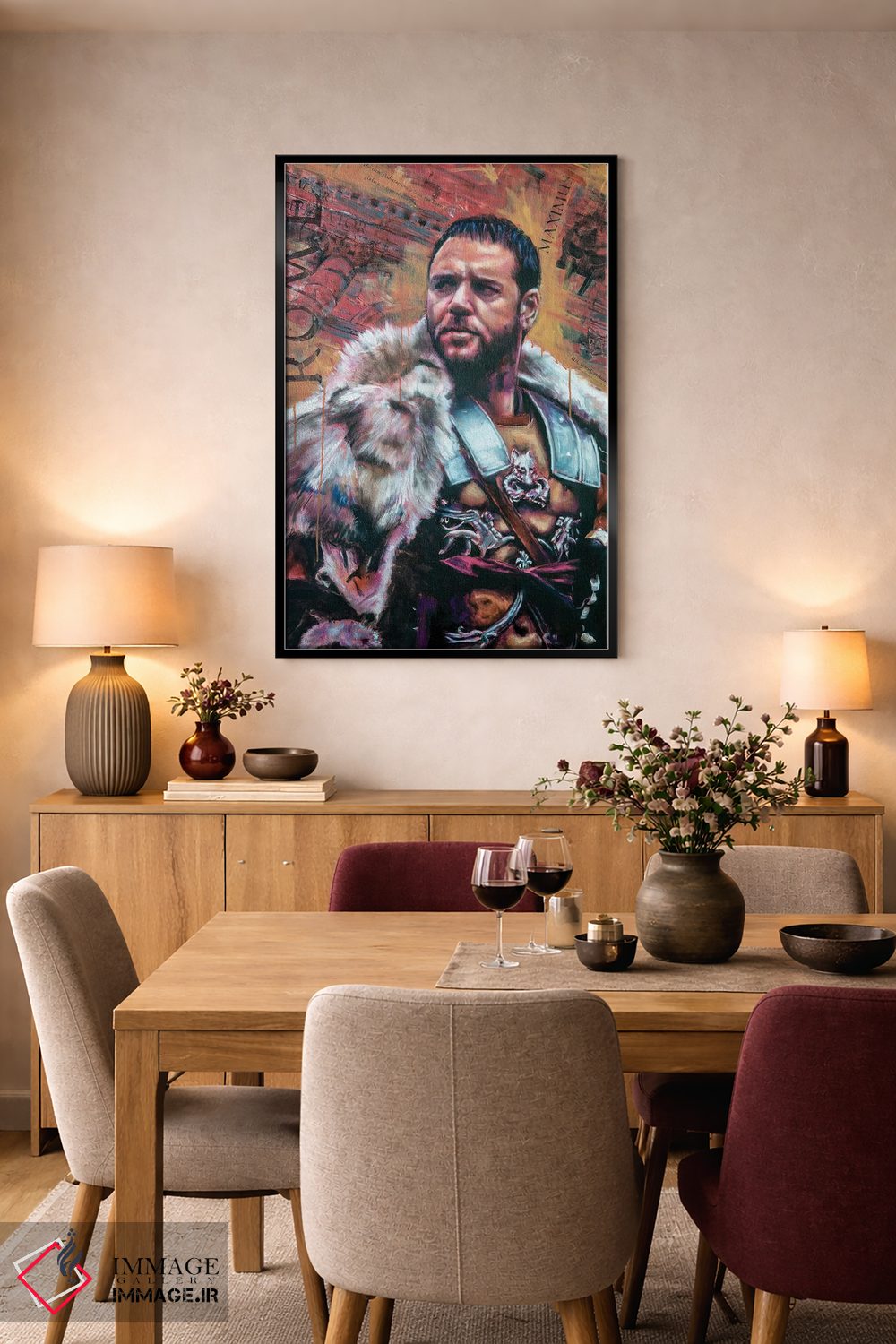 تابلو دکوراتیو "گلادیاتور" اثر مارک لمان - D4B