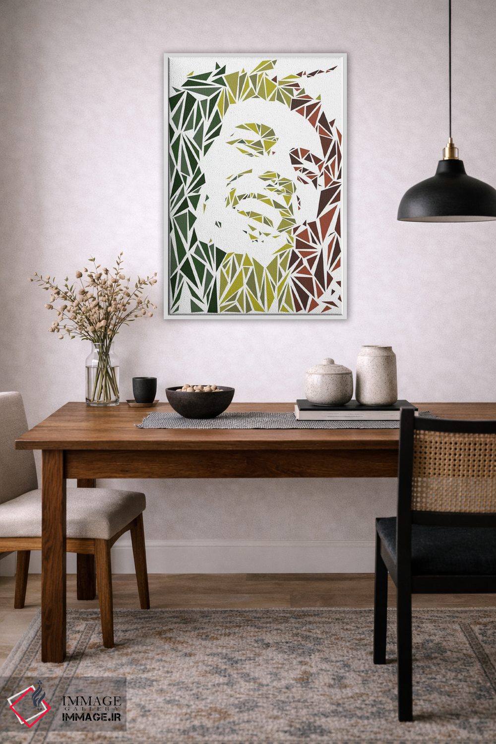 تابلو دکوراتیو "باب مارلی" اثر کریستین میلئو - D2W