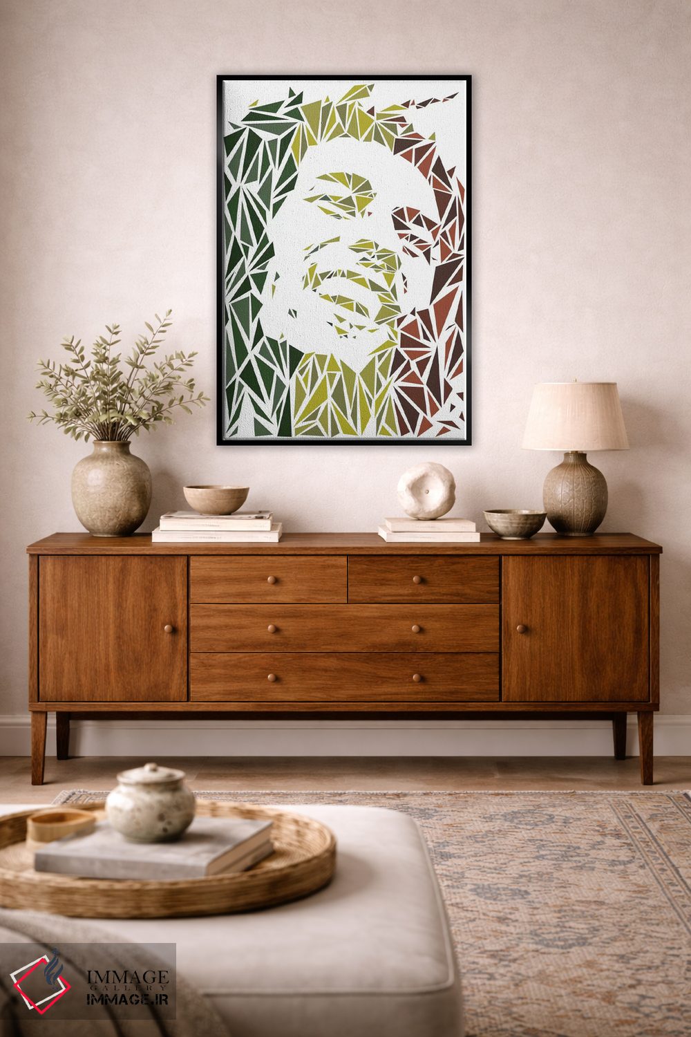 تابلو دکوراتیو "باب مارلی" اثر کریستین میلئو - D4B