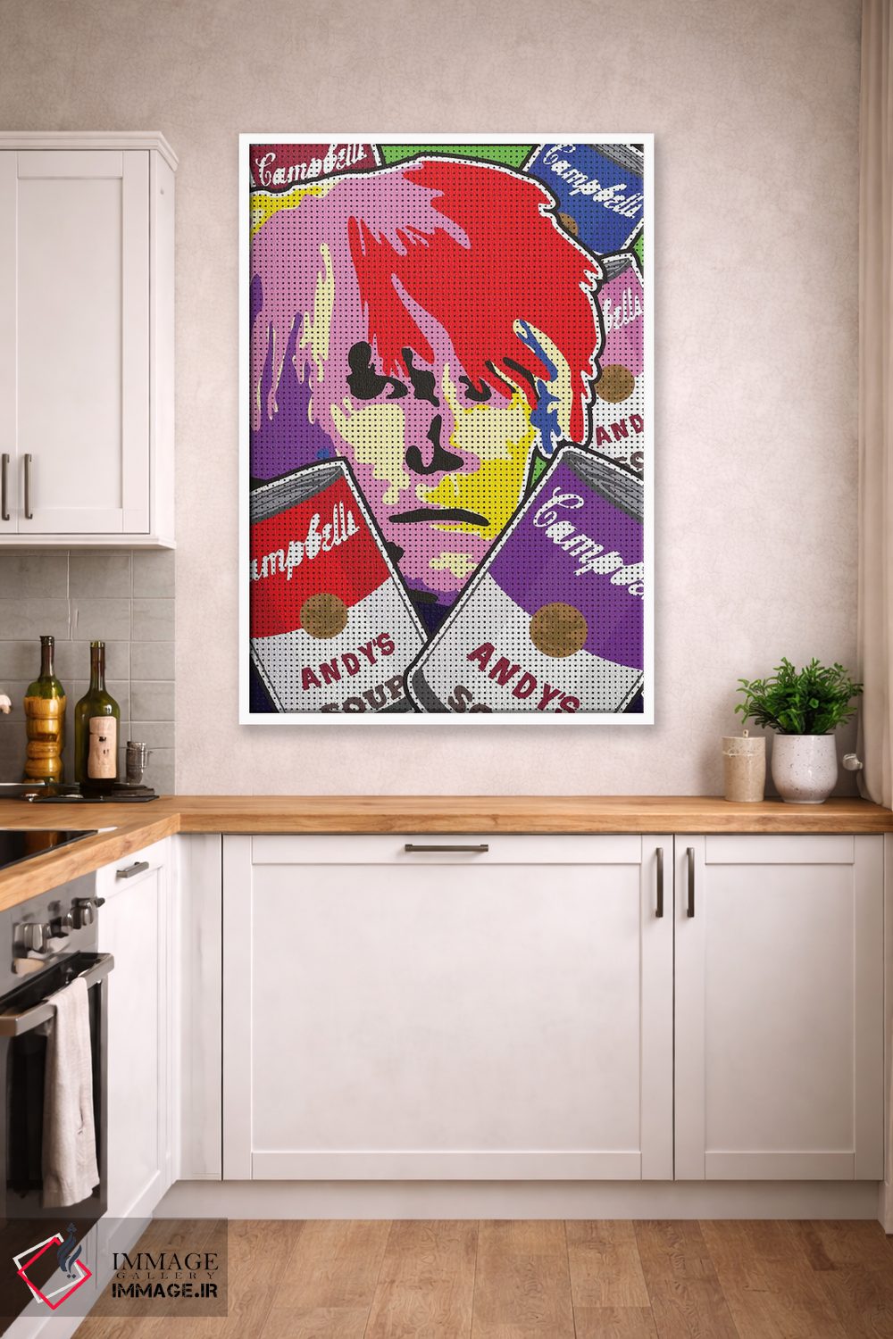 تابلو دکوراتیو "قوطی سوپ اندی" اثر کریستین میلئو - D3W