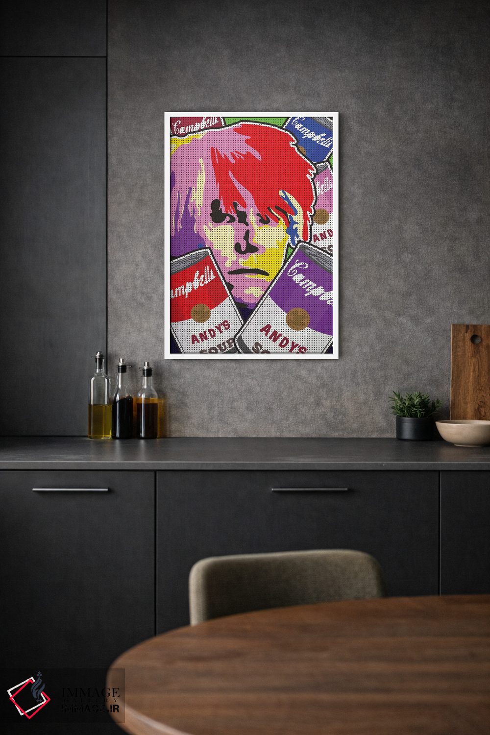 تابلو دکوراتیو "قوطی سوپ اندی" اثر کریستین میلئو - D1W